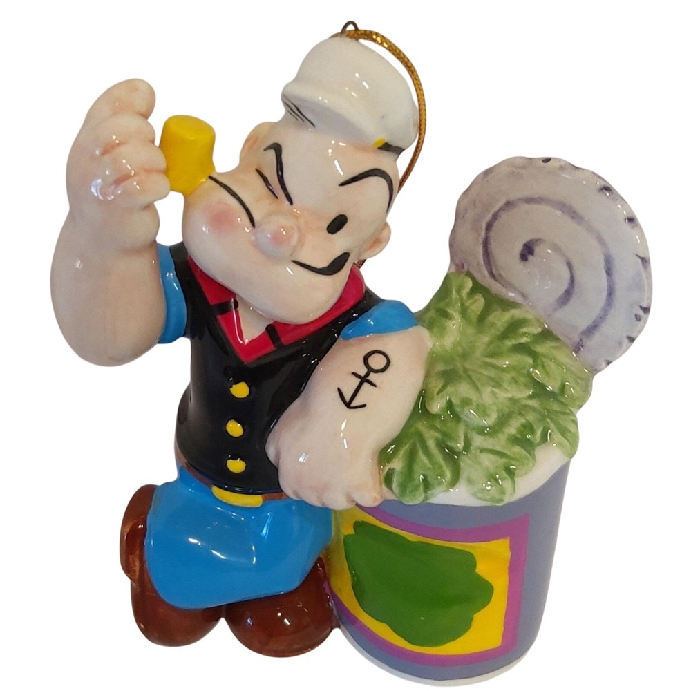 Vintage 2000 Popeye Sunday Funnies Hanging Ornament Original Box Enesco w/box